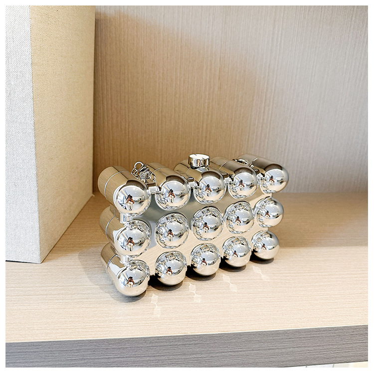 Acrylic bag 2025 New style, European and American cross-border single-shoulder fashionable design women's chain box bag undefined