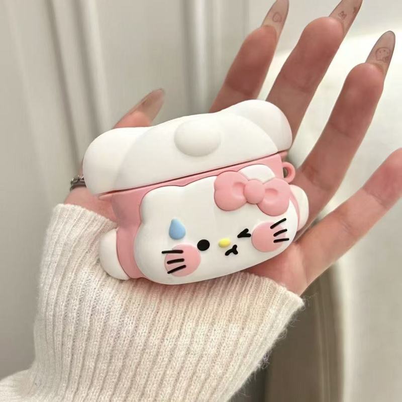 卡通拉布布包包适用airpods4代保护套二代3代pro2苹果蓝牙耳机壳|undefined