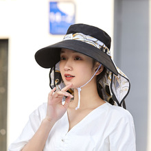 太陽帽女防曬遮臉2021新款防紫外線大檐透氣護頸戶外工作采茶帽子