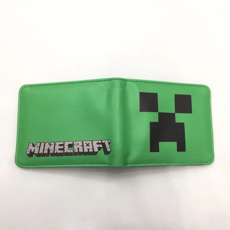 New My World Short Folding Wallet Game Animation Personality Creative PU Pickup Card Bag Coin Wallet Wallet New My World Short Folding Wallet Game Animation Personality Creative PU Pickup Card Bag Coin Wallet Wallet