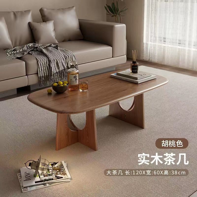 Solid Wood Coffee Table for Living Room, Suitable for Small Apartments, Side Table, Can Be Combined into a Tea Table, Low Table, Simple, Light Luxury, Modern and High-End Feel Solid Wood Coffee Table for Living Room, Suitable for Small Apartments, Side Table, Can Be Combined into a Tea Table, Low Table, Simple, Light Luxury, Modern and High-End Feel