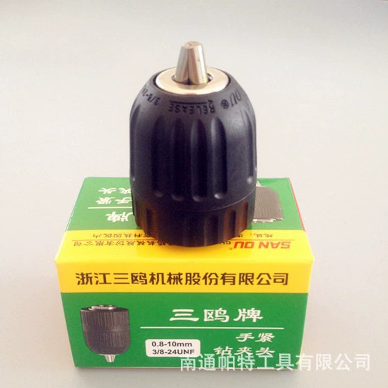 10 мм самоблокирующийся/ручной плотный сверлильный патрон Аккумуляторная дрель ручная дрель патрон из стекловолокна Sanou оригинальные товары