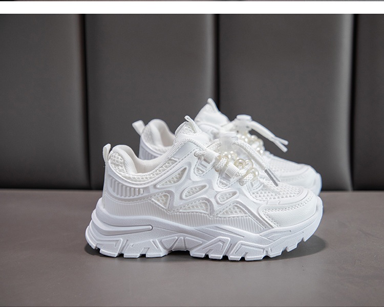 Baskets chunky filles baskets plateforme en mesh respirant école_voghion.com