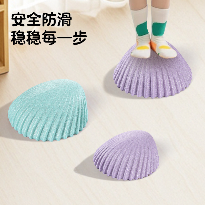 跨境玩具贝壳过河石儿童平衡感统训练早教玩具圆形踩踏过桥石|undefined