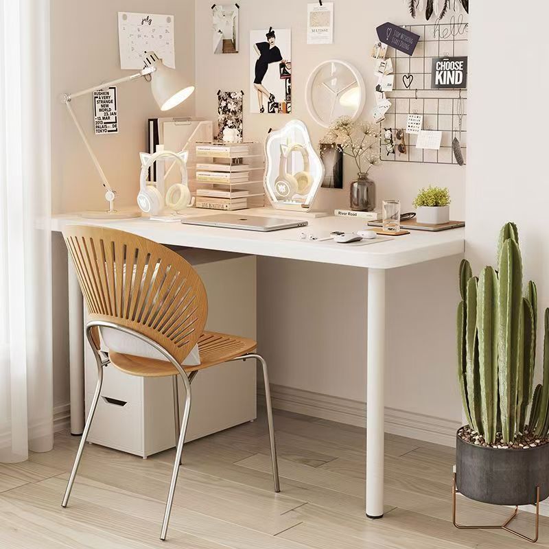 Simple Computer Desk for Home Use, Ins-Style Student Study Desk, Bedroom Vanity Table, Manicure Table, Rental House Office Desk