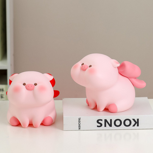 Internet celebrity creative cute large and small piggy bank children's birthday gift can be stored and retrieved new piggy bank
