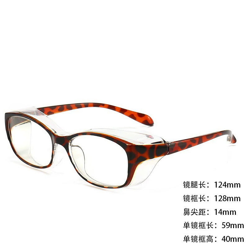 VGOファッションスポーツ99花粉防止メガネ防曇ブルーライト術後黒色保護目シリコンリング保護辺防風鏡