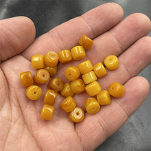优化二代老蜜蜡老型珠散珠 算盘珠 筒珠散批E18