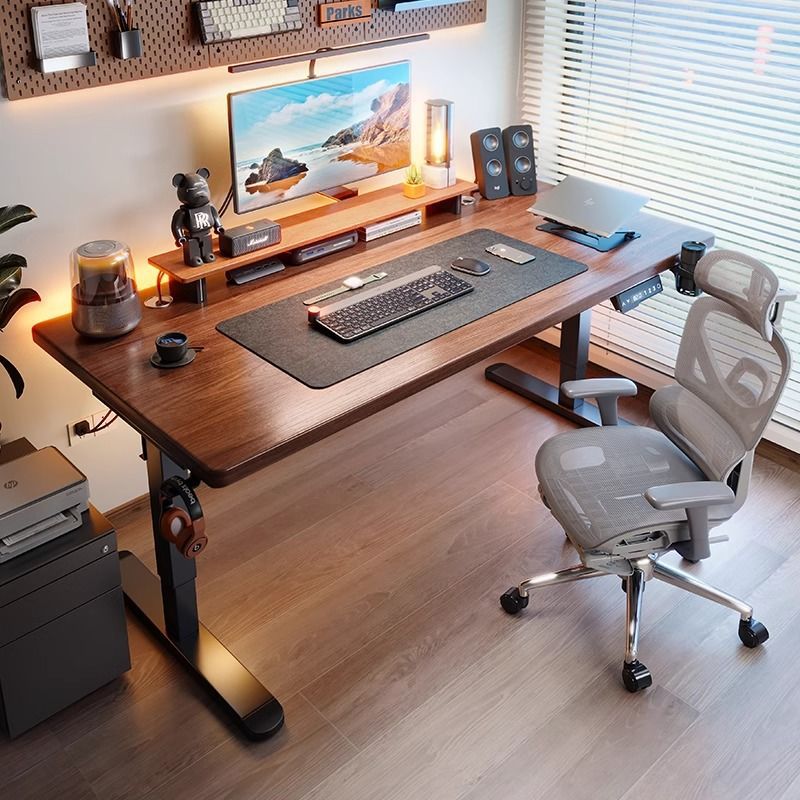 Big Sale Electric Lift Table Smart Computer Table Liftable E-Sports Table Home Bedroom Desk Office Workbench
