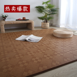 Thickened Children's Crawling Mat for Summer Days, Living Room, Bedroom Carpet, Balcony Tatami Mat, Floor Sleeping Kang