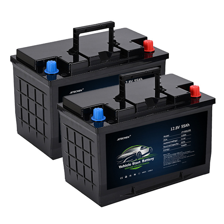 12V 55AH 1100CCA车辆高速启动电池钠离子可充电电池 工厂直供