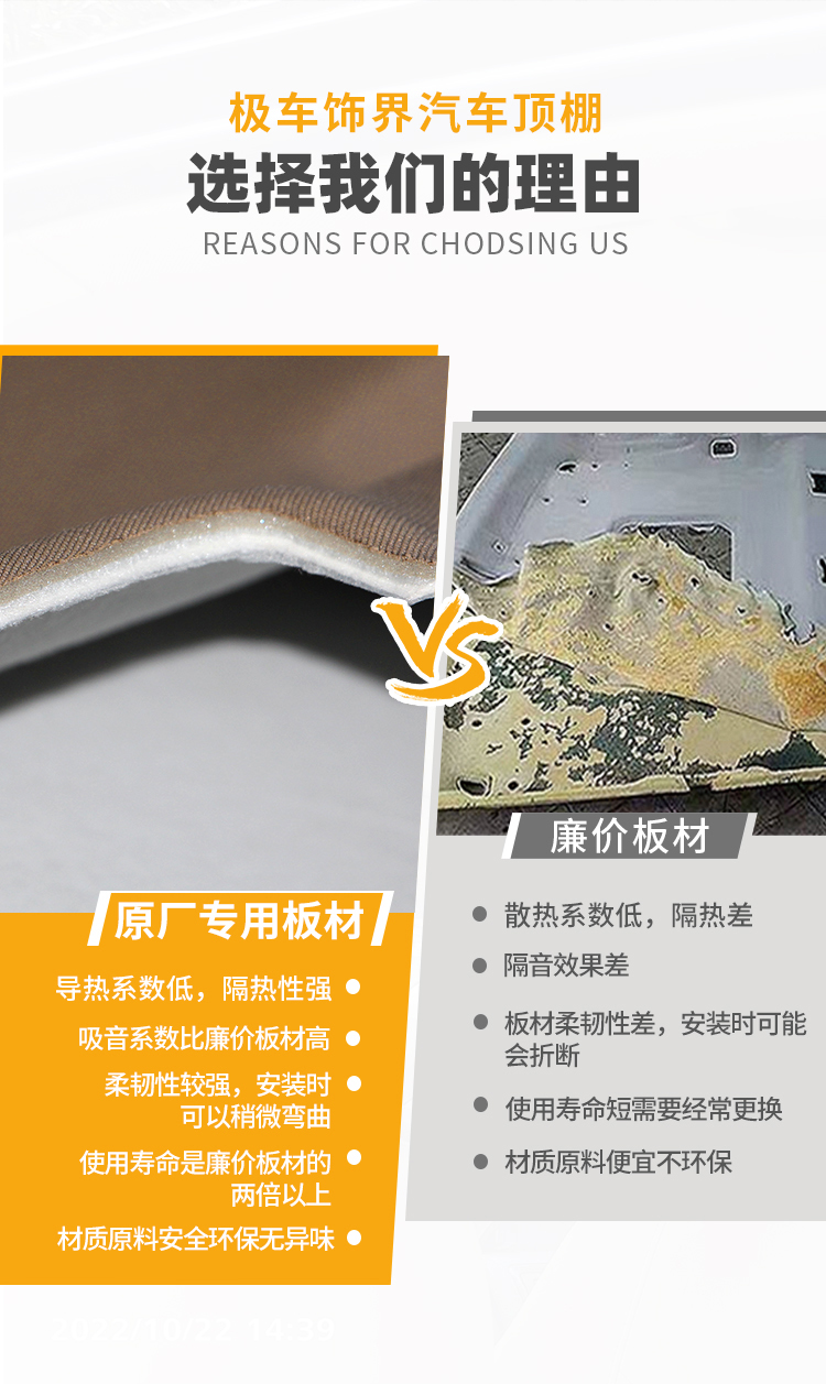 Suitable for Toyota Highlander Camry Roof Lining Model Seventh Generation Camry Car Interior Ceiling Cloth