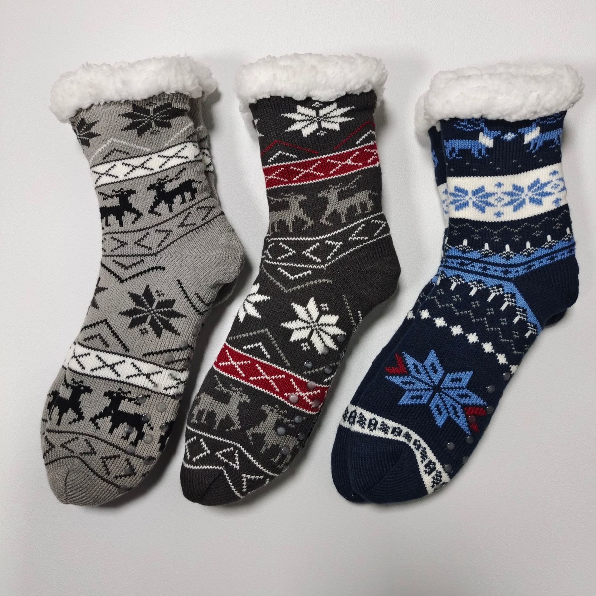 무작위 사용자 정의 남성과 여성 긴 튜브 바닥 양말