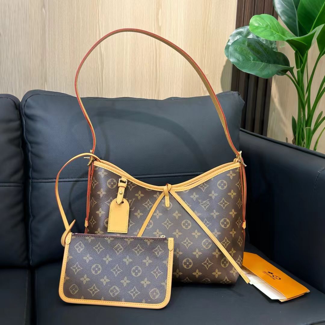 Lujia klassik monogram qadın çantası, böyük tutumlu