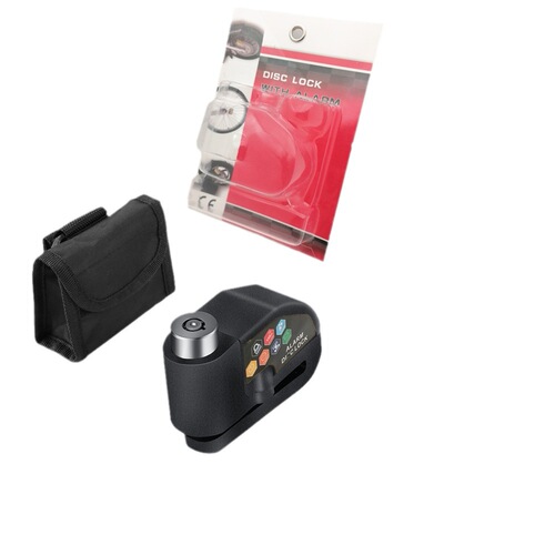 Bicycle lock, mountain bike alarm lock, anti-theft electric vehicle lock, disc brake alarm lock, rope cloth bag wholesale