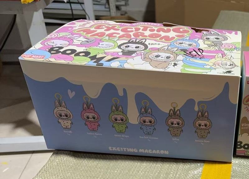 広東省高品質 LBUBU ラブぬいぐるみ服ビニール人形マカロンブラインドボックスペンダント手作りギフト 2|undefined