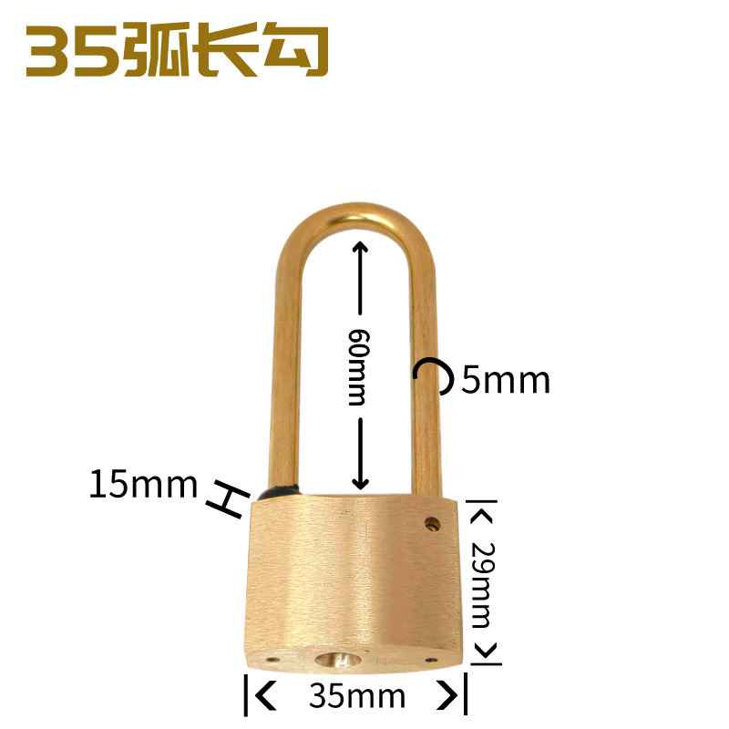 Cerradura de cobre cerradura de cobre cerradura cerradura cerradura cerradura de tanque de gas cerradura cerradura impermeable cerradura de caja de medidor eléctrico cerradura industrial