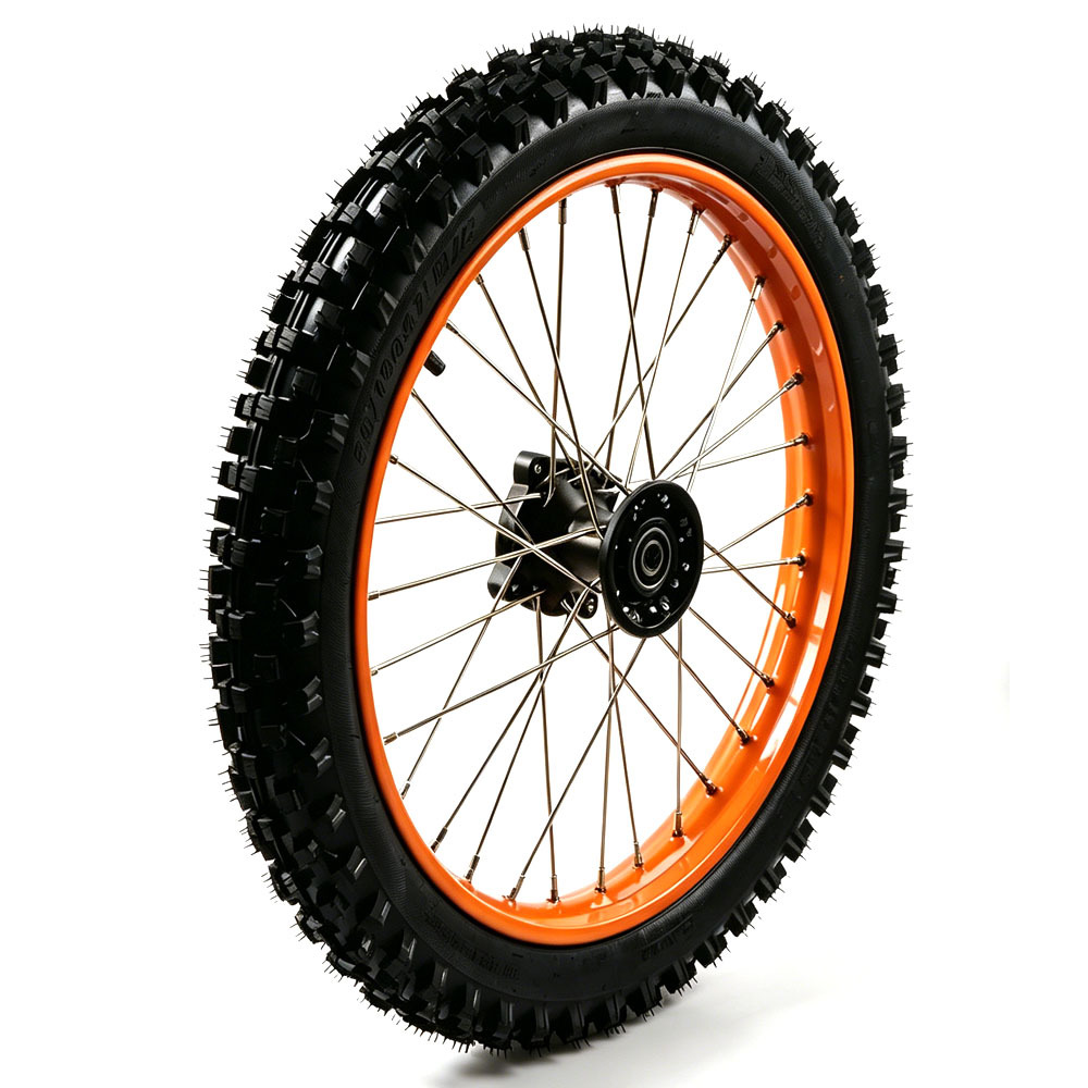 Off-Road Motorcycle Front Wheel 70/100-17, Thickened Cardboard Box, Dropshipping Available