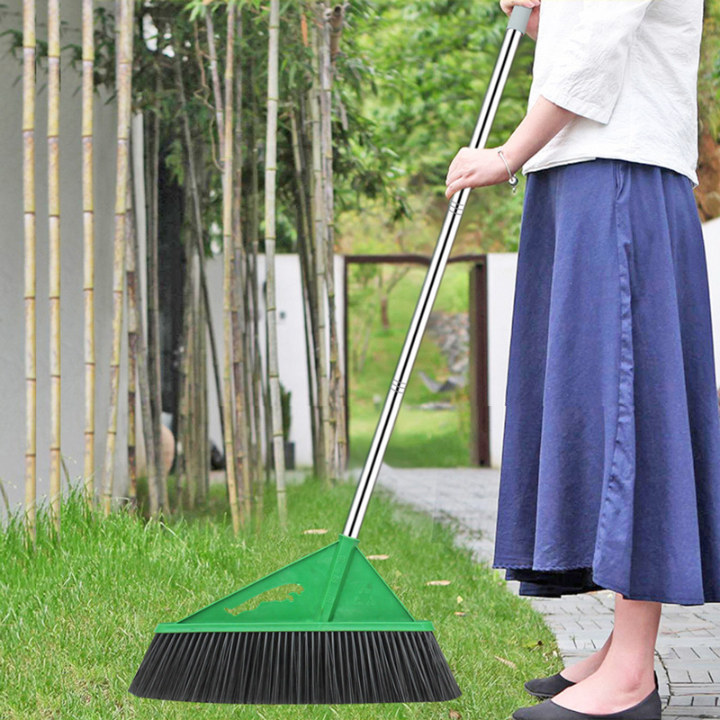 Big broom factory workshop special big broom decoration site industrial large widened extra long handle durable