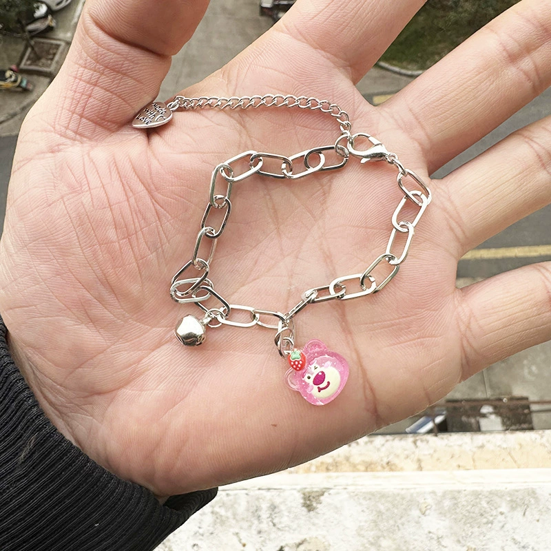 2023 Мультфильм Sanrio колокольчик пара браслет Подруга Студенческий подарок Браслет Paccha Dog Регулируемый браслет