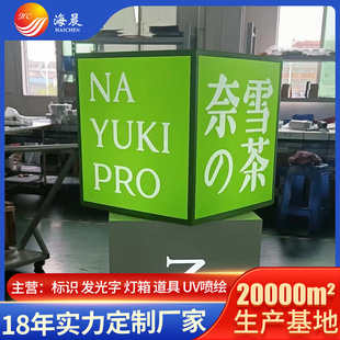 Outdoor Acrylic Props Billboard Led Image Display City Wall Decoration Props Model Support Neon