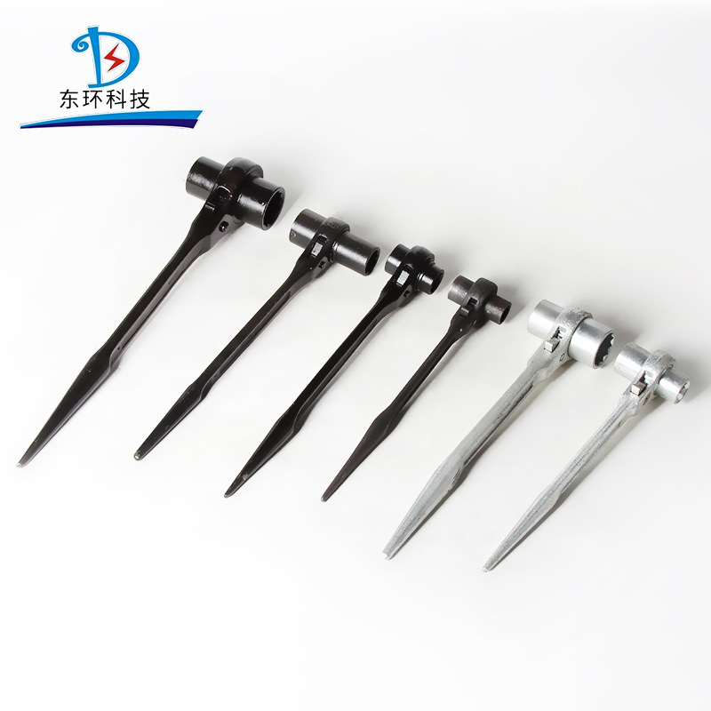 快速两用棘轮扳M12-14 M16-M20 M22-M24高强度电力棘轮扳手