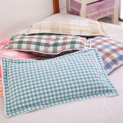 pillow case adult a pair Single One Washed cotton pillowcase student pillowcase Manufactor wholesale On behalf of