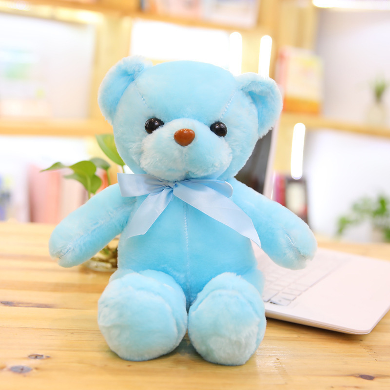 Muñeca de oso de agarre de 8 pulgadas, lanzamiento de boda, muñeca de peluche de oso de diez colores, muñeca de peluche de regalo