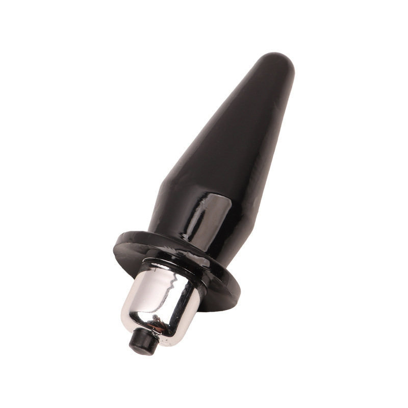 Vibrating Anal Plug with Finger Sleeve Design, TPE, Blue, Adult Unisex — detail image 14