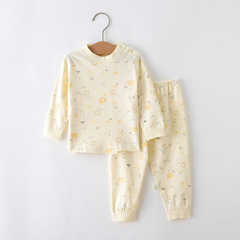 Children's Underwear Set, Spring/Summer New Arrival: Pure Cotton Baby Pajamas, Cotton Sweater, and All-Cotton Autumn Tops & Pants for Boys and Girls