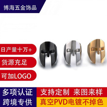 钢铁战士朋克欧美男士个性复古面具钛钢铸造戒指 手饰品批发