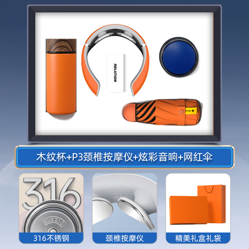 Juego de regalo de empresa Taza termo inteligente souvenirs Logotipo personalizado práctico para enviar a los clientes regalos de eventos de apertura