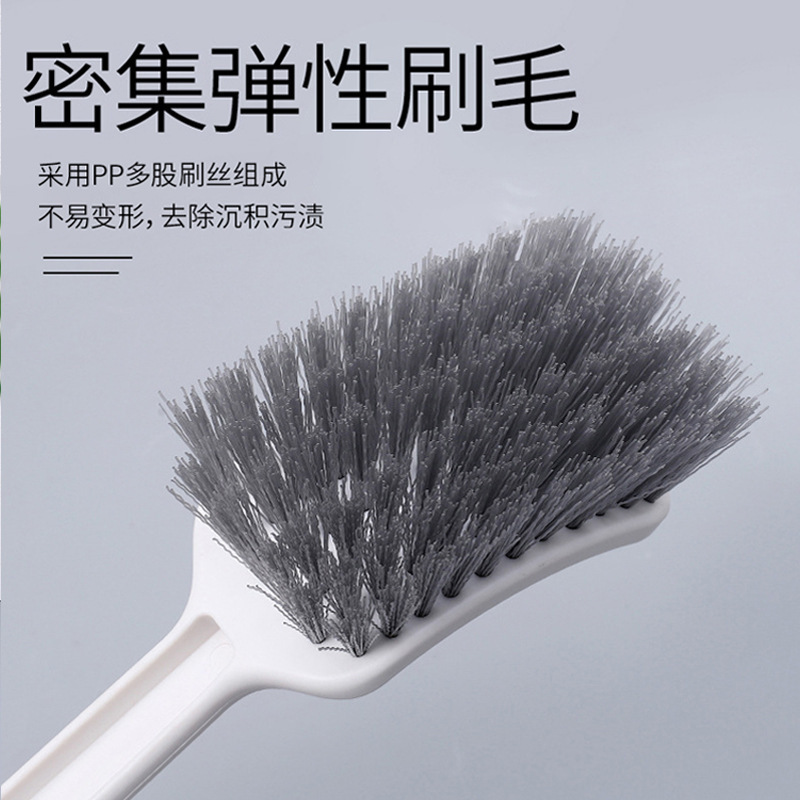 トイレブラシ家庭用ソフト毛ロングハンドルトイレブラシバスルーム用品壁掛けクリーニングブラシ耐久性|undefined