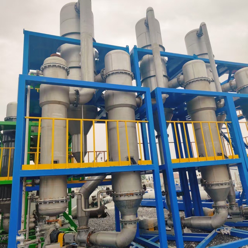 出售二手多效降膜蒸发器 20吨强制循环挥发器 二手蒸发器