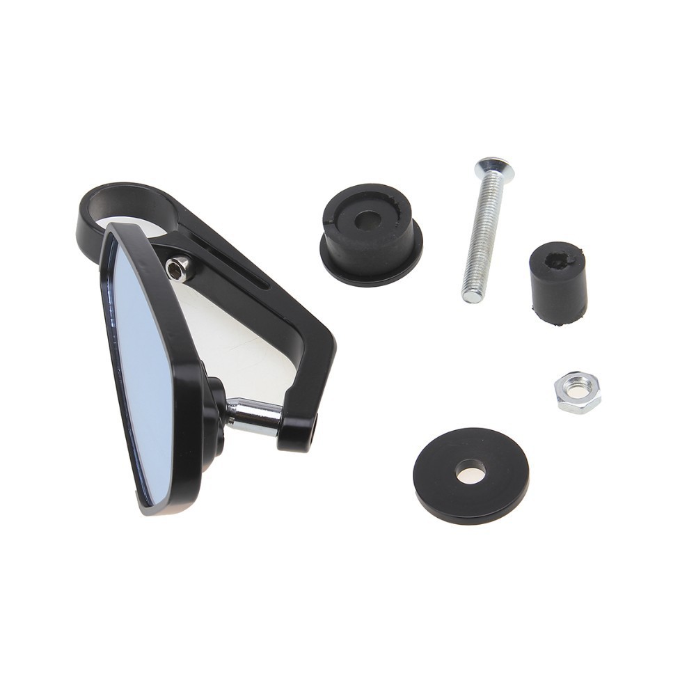 Cross-Border Hot-Selling Motorcycle Modification Accessories Motorcycle Rearview Mirror Diamond-Shaped Modification Anti-Dazzle Modification Curved Rod Rearview Mirror