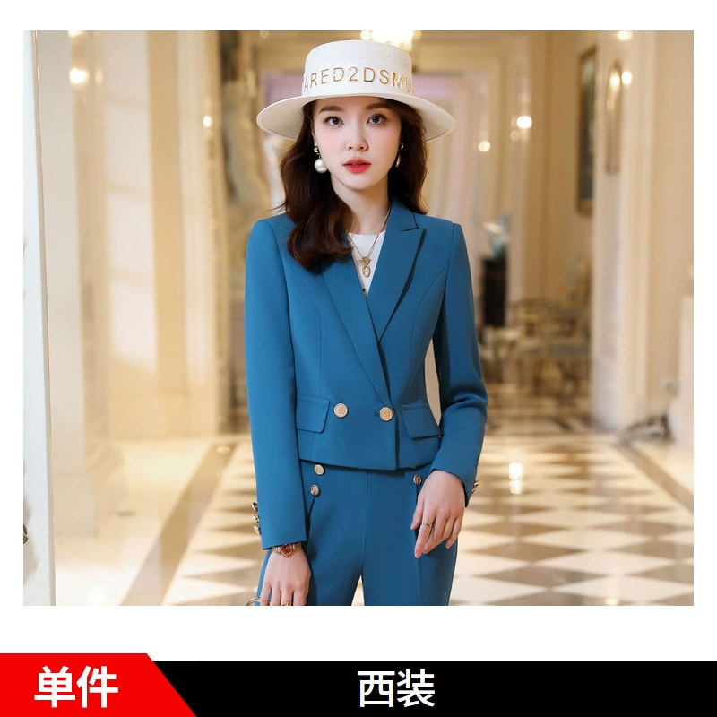 Quality short autumn classic suit jacket for leisure, Chanel style