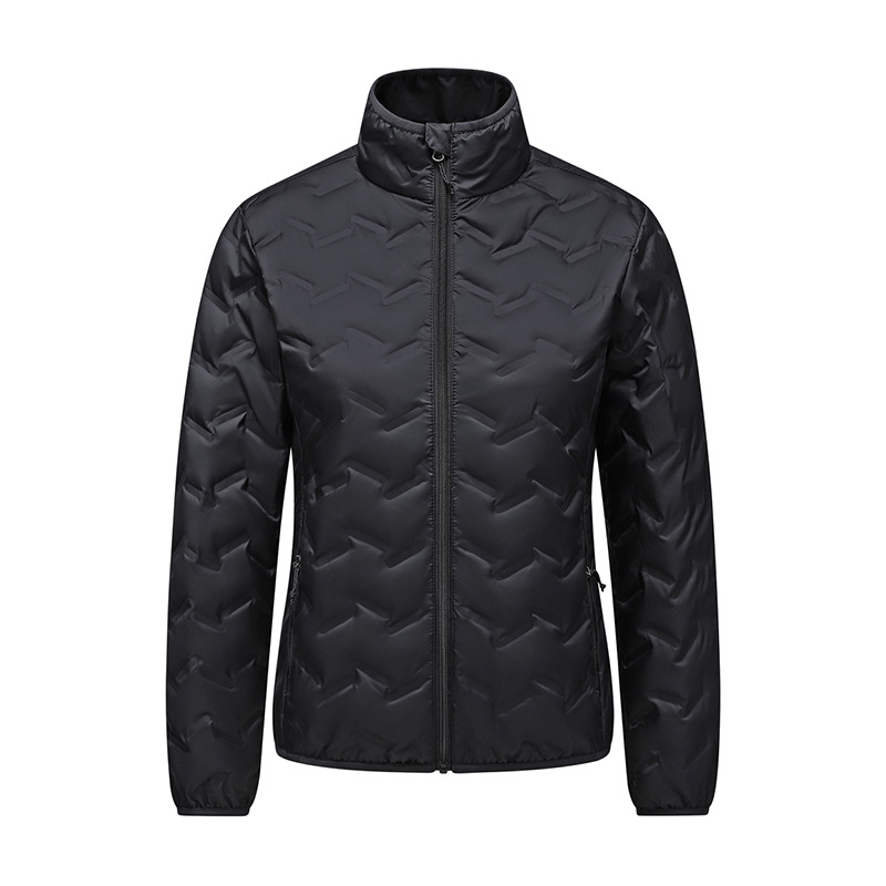 Transfronterizo ultraligero chaqueta de plumón de costilla hombre corto otoño / invierno 2025 nuevo abrigo de plumón de cuello caliente comercio exterior