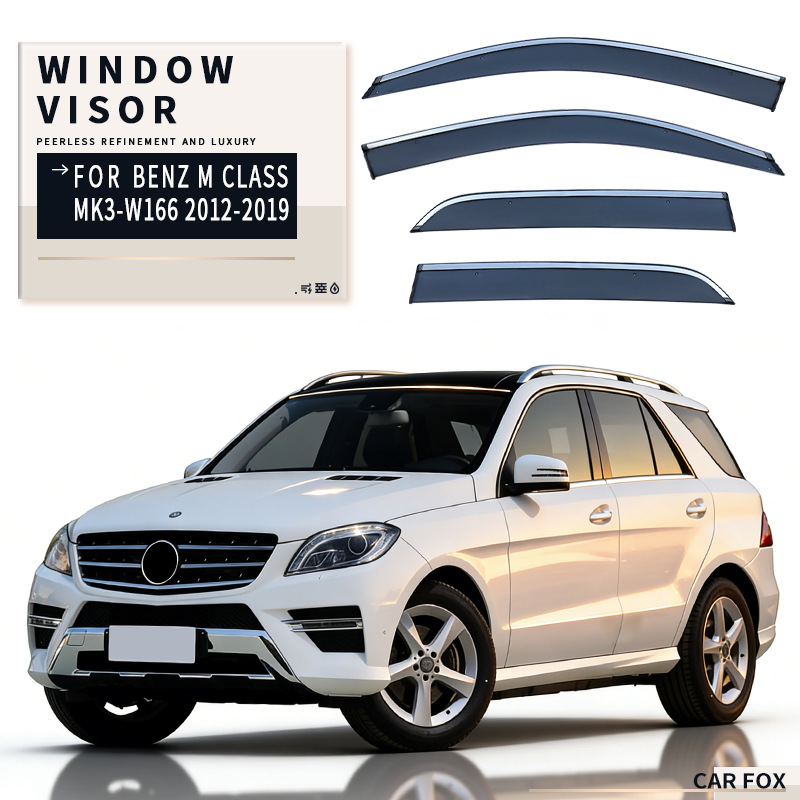 Suitable for Mercedes-Benz M-Class ML Window rain shield M Class W164 W166 Window visor