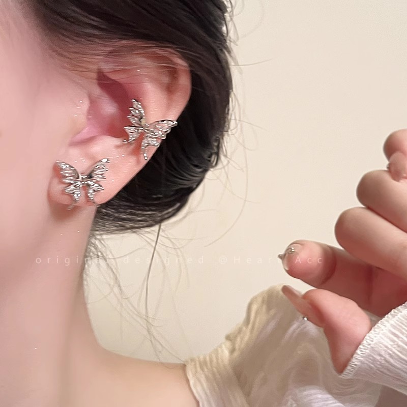 Popular three-dimensional butterfly ear clip-a2253 ear clip