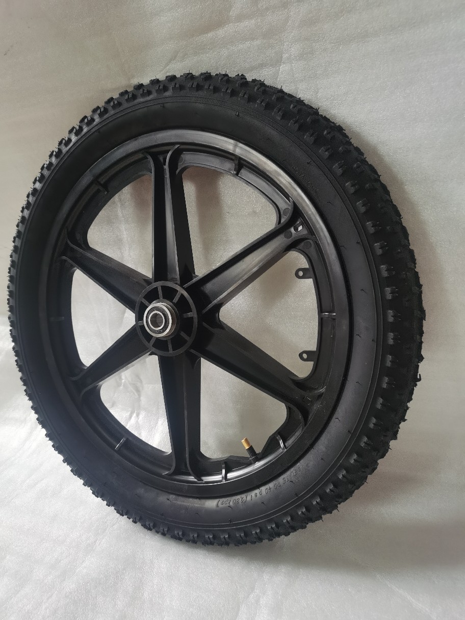 厂家直销 20x3.0橡胶充气轮  20寸塑料轮医疗救助车轮子 手推车轮