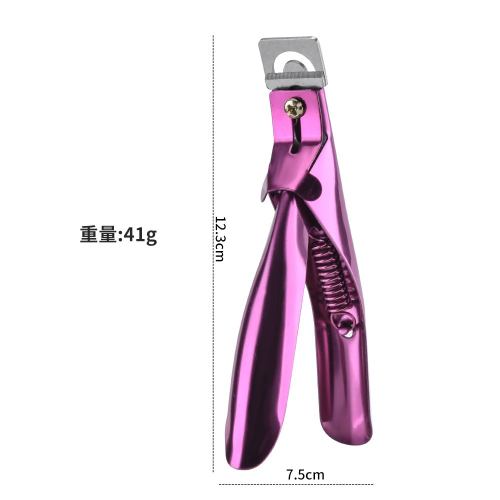 Selección estricta de manicura de acero inoxidable Corte Especial de una palabra DIY usar manicura en forma de u tienda de manicura al por mayor de la misma herramienta de poda