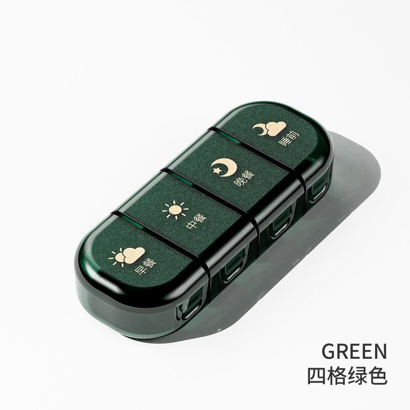 ポータブル小型密封コンパートメント付きピルボックス、1日3食、週7日、薬収納ボックスメーカーFengzhihe|undefined