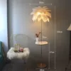 White feather storage rack model 154-three-color light