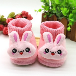 2021 New Baby Shoes Autumn and Winter Three-dimensional Cartoon Cotton Shoes Luokou Toddler Shoes Men's and Women's Children's Shoes