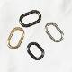 Spring Ring Oval Oval Ring Zinc Alloy Special-Shaped Open Ring Luggage Jewelry Clothing Hardware Accessories