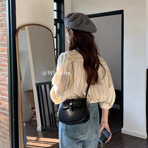 2024 New Underarm Bag Trendy Fashion High-Quality Niche Design This Year’s Popular Retro One-Shoulder Crossbody Bag