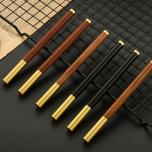 brass wooden rollerball pen sandalwood for students