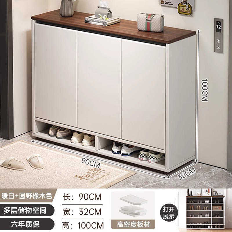 门外走廊鞋柜家用门口入户室内玄关储物柜新款2025爆款电梯外鞋架|undefined