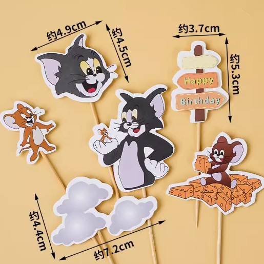 Decoraciones de pastel del Día de los Niños del 1 de junio en línea insertantes de pastel guisante artillero decoración