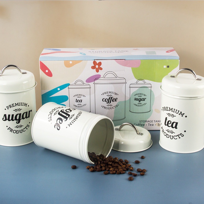 Tea Can, Scandinavian Storage Can, Coffee Can, Moisture-Proof Milk Powder Can, Coffee Bean Storage Can, Coffee Powder Sealed Can